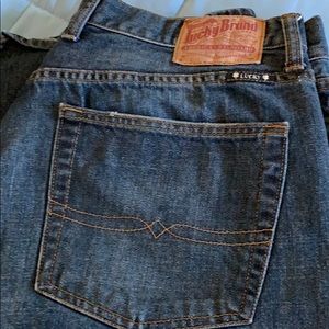 Lucky brand relaxed straight men jeans.SizeW36L30.